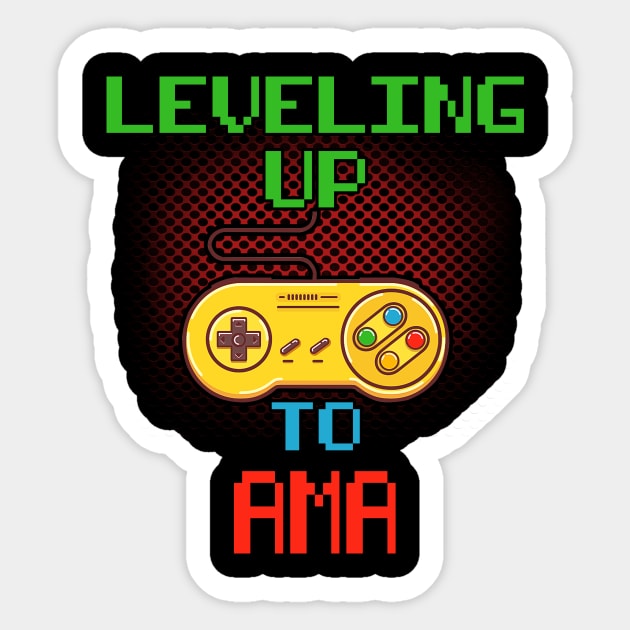 Promoted To AMA T-Shirt Unlocked Gamer Leveling Up Sticker by wcfrance4